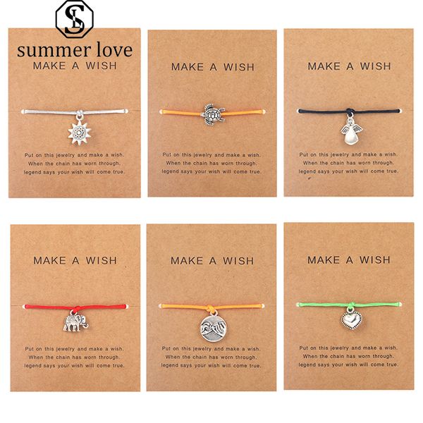 boho elephant life of tree friendship love turtle sunflower girl charms bracelets for women men 5 color rope chain with wish card jewelry, Black
boho elephant life of tree friendship love turtle sunflower girl charms bracelets for women men 5 color rope chain with wish card jewelry, Black