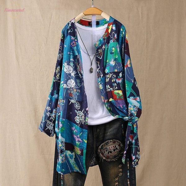 plus size 5xl linen womens autumn blouse floral print vintage button shirts long sleeve blusas cardigans winter loose, White
plus size 5xl linen womens autumn blouse floral print vintage button shirts long sleeve blusas cardigans winter loose, White