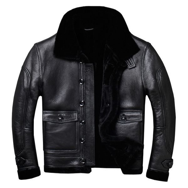real fur coat men sheep shearing genuine leather jacket men natural wool coat for mens clothing plus size casaco 803 yy763, Black
real fur coat men sheep shearing genuine leather jacket men natural wool coat for mens clothing plus size casaco 803 yy763, Black