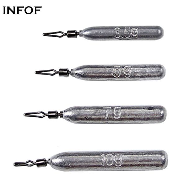 100 pack pencil drop sweights pure lead fishing sinkers weights rotating weight sinker jig head with glowing fishing beads
100 pack pencil drop sweights pure lead fishing sinkers weights rotating weight sinker jig head with glowing fishing beads