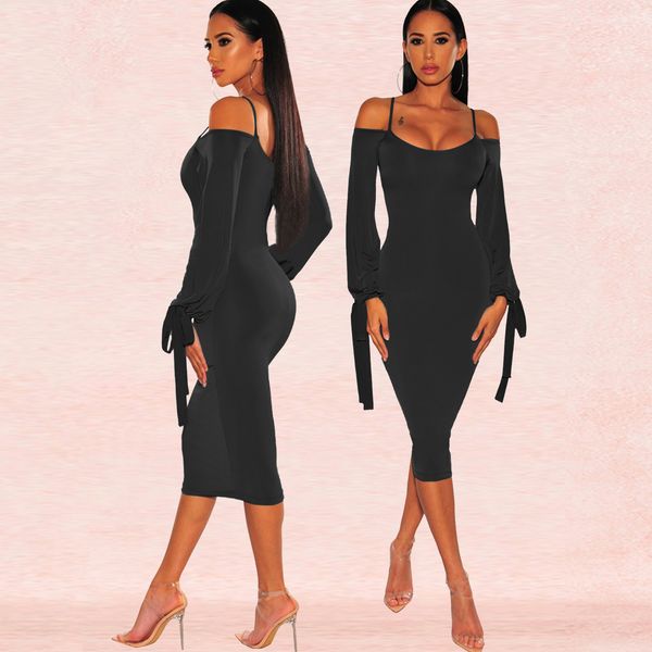 womens designer dress fashion off shoulder sling tight dresses women gown casual luxury summer solid color skirt brand dresses, Black;gray
womens designer dress fashion off shoulder sling tight dresses women gown casual luxury summer solid color skirt brand dresses, Black;gray