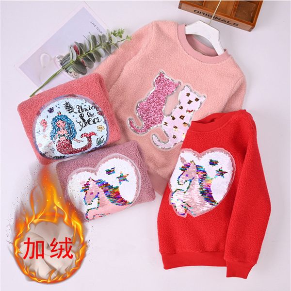 thick sequin color changing children t shirt clothing kids t-shirt girls tee blusas toddler girl clothes baby tshirt 3-13t, Blue
thick sequin color changing children t shirt clothing kids t-shirt girls tee blusas toddler girl clothes baby tshirt 3-13t, Blue