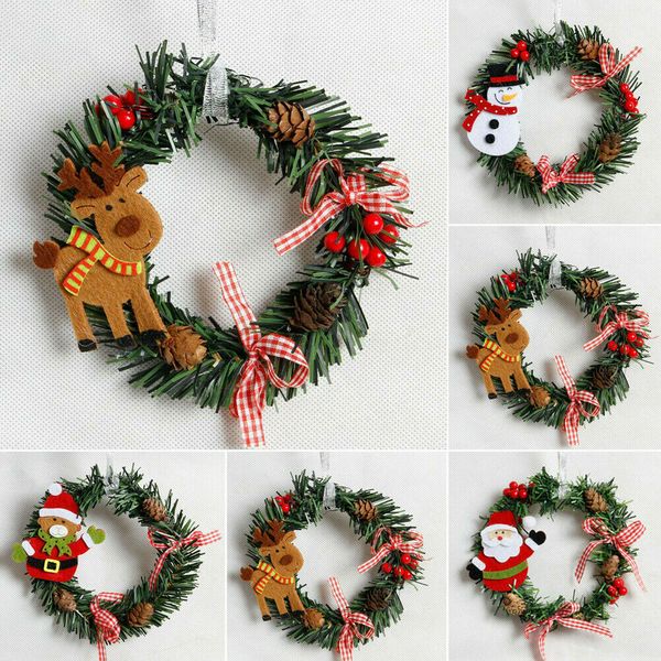 christmas wreath door santa/bear/snowman/fawn wall hanging garland ornament home holiday decoration
christmas wreath door santa/bear/snowman/fawn wall hanging garland ornament home holiday decoration