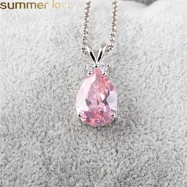 new fashion style synthetic zircon teardrop necklace silver color jewelry purple pink green austrian crystal pendant necklace women gifts
new fashion style synthetic zircon teardrop necklace silver color jewelry purple pink green austrian crystal pendant necklace women gifts