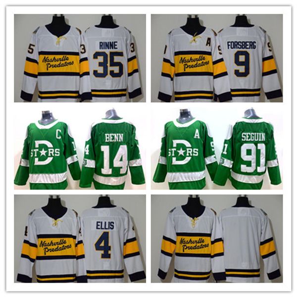 selling 2020 winter classic hockey jersey dallas stars 91tyler seguin jamie benn nashville predators 9 forsberg 35 pekka rinne 4 ellis, Black;red
selling 2020 winter classic hockey jersey dallas stars 91tyler seguin jamie benn nashville predators 9 forsberg 35 pekka rinne 4 ellis, Black;red