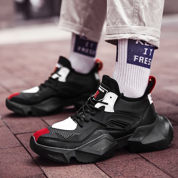 platform tank mens sneakers comfortable leisure slip-on casual hip hop sport running shoes for male tenis masculino dropshipping, Black
platform tank mens sneakers comfortable leisure slip-on casual hip hop sport running shoes for male tenis masculino dropshipping, Black