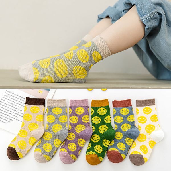 2020 spring new style children's socks smiley tube socks boy's girls cute cartoon korean-style students cotton socks fashion soc, Black
2020 spring new style children's socks smiley tube socks boy's girls cute cartoon korean-style students cotton socks fashion soc, Black