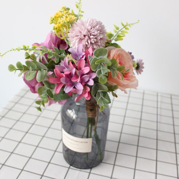 simulation flowers bouquet purple series artificial flower silk flower fake flowers wedding supplies table decoration
simulation flowers bouquet purple series artificial flower silk flower fake flowers wedding supplies table decoration