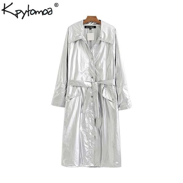 vintage stylish pockets with sashes shiny loose long trench coat women 2019 fashion lapel collar long sleeve chic outerwear ropa, Tan;black
vintage stylish pockets with sashes shiny loose long trench coat women 2019 fashion lapel collar long sleeve chic outerwear ropa, Tan;black