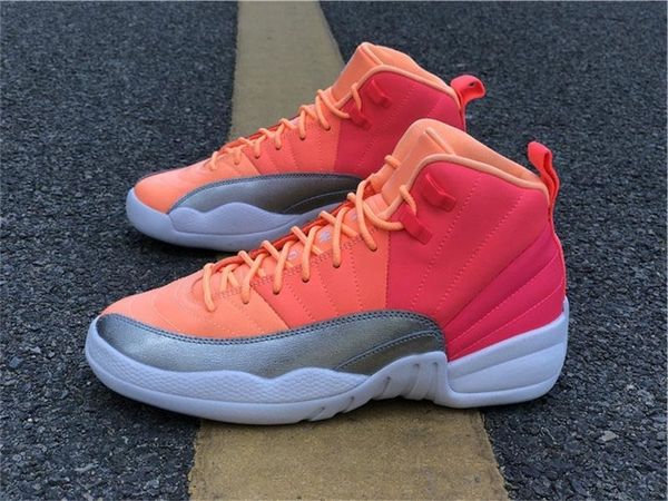 2019 new air authentic 12 gs punch xii wmns womens basketball shoes racer pink 12s 510815-601 real carbon fiber sports sneakers with box, Black
2019 new air authentic 12 gs punch xii wmns womens basketball shoes racer pink 12s 510815-601 real carbon fiber sports sneakers with box, Black