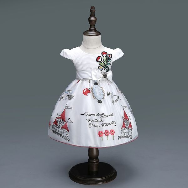 2020 girls summer dress cartoon print bow dress baby girl costume wedding festival party cute tutu princess kids clothing, Red;yellow
2020 girls summer dress cartoon print bow dress baby girl costume wedding festival party cute tutu princess kids clothing, Red;yellow