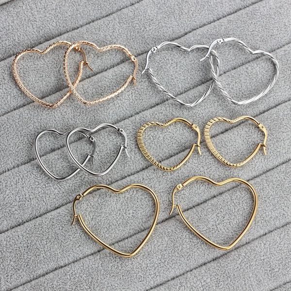 fashion love heart earrings for women gold/silver color stainless steel romantic hoop earrings lady trendy jewelry 2019, Golden;silver
fashion love heart earrings for women gold/silver color stainless steel romantic hoop earrings lady trendy jewelry 2019, Golden;silver