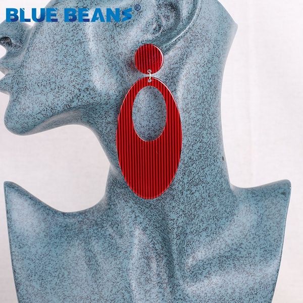 new acrylic earrings boho oval drop earing for women geometric big dangle drop earings fashion resin statement blue beans new, Silver
new acrylic earrings boho oval drop earing for women geometric big dangle drop earings fashion resin statement blue beans new, Silver