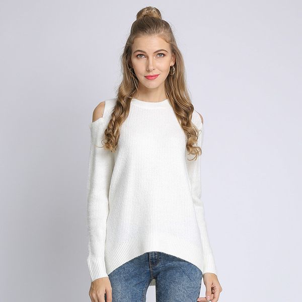 women sweaters hollow out long sleeve warm sweater pullovers knitting loose o-neck casual blouse knitwear, White;black
women sweaters hollow out long sleeve warm sweater pullovers knitting loose o-neck casual blouse knitwear, White;black