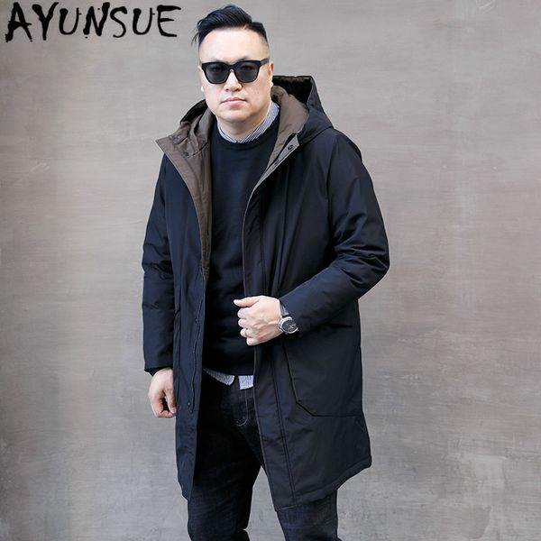 ayunsue winter coat men korean white duck down jacket plus size puffer jacket men hooded warm parka casaco 18196 yy1336, Black
ayunsue winter coat men korean white duck down jacket plus size puffer jacket men hooded warm parka casaco 18196 yy1336, Black