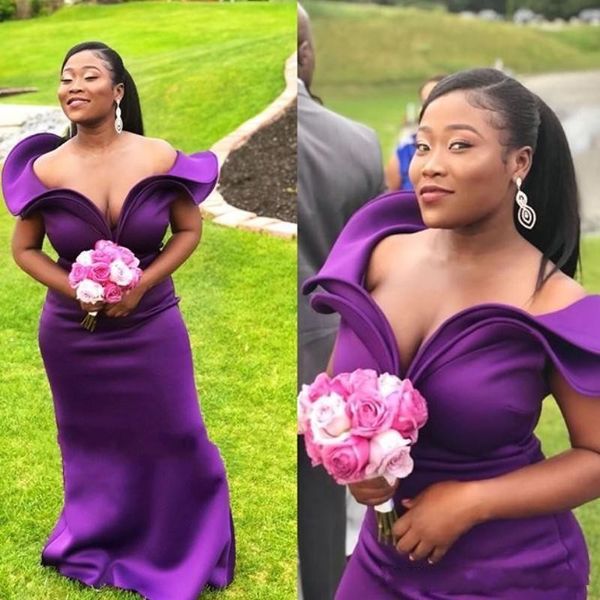 2019 purple plus size bridesmaid dresses with tiered off shoulder zipper back long maid of honor dress
2019 purple plus size bridesmaid dresses with tiered off shoulder zipper back long maid of honor dress