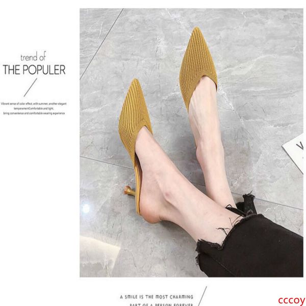 net gold lazy baotou half slippers women wear 2019 summer new knitted stiletto pointed high heel sandals autumn
net gold lazy baotou half slippers women wear 2019 summer new knitted stiletto pointed high heel sandals autumn