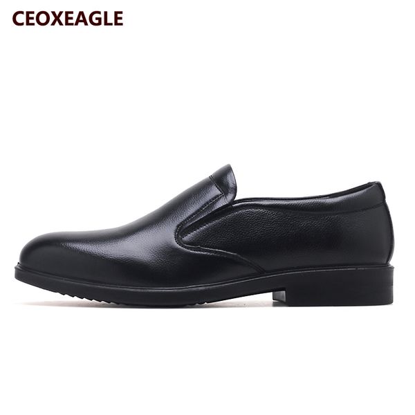 new spring black men dress shoes men business flat shoes black genuine leather soft low formal office
new spring black men dress shoes men business flat shoes black genuine leather soft low formal office