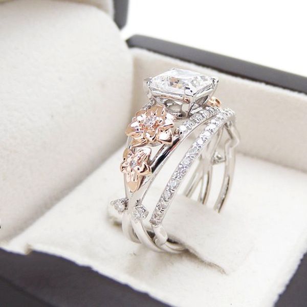 engagement ring set shiny silver ring flower zircon fashion jewelry wedding rings for women gemstone 925 anillos silver, Golden;silver
engagement ring set shiny silver ring flower zircon fashion jewelry wedding rings for women gemstone 925 anillos silver, Golden;silver