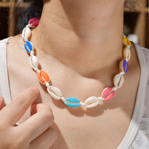 vohe women necklace boho sea shells necklaces girls rope chain choker bracelet elegant simple beach jewelry gift, Silver
vohe women necklace boho sea shells necklaces girls rope chain choker bracelet elegant simple beach jewelry gift, Silver
