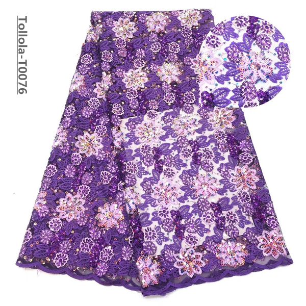end of 2019 purple sells nigerian lace fabric sequins tulle lace fabric wedding dress french mesh laces fabric, Black;white
end of 2019 purple sells nigerian lace fabric sequins tulle lace fabric wedding dress french mesh laces fabric, Black;white
