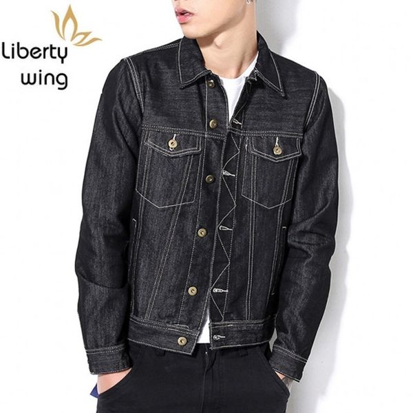 spring new denim jackets men solid casual jeans coats outerwear cotton slim fit brand men's clothing plus size 6xl veste homme, Black;brown
spring new denim jackets men solid casual jeans coats outerwear cotton slim fit brand men's clothing plus size 6xl veste homme, Black;brown