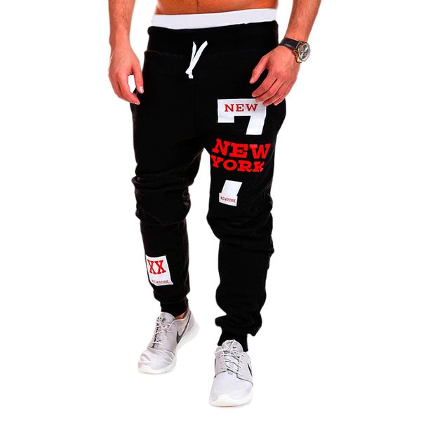 men's sports casual pants hip hop printed design fitness trousers cotton stylish soft draw string pants sale, Black
men's sports casual pants hip hop printed design fitness trousers cotton stylish soft draw string pants sale, Black