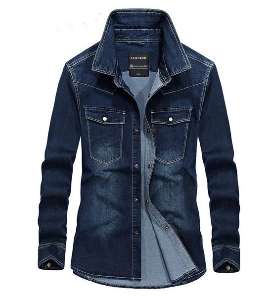 men's casual shirts 2 colors mens fashion long sleeve denim shirt outdoor solid color long-sleeved, White;black
men's casual shirts 2 colors mens fashion long sleeve denim shirt outdoor solid color long-sleeved, White;black