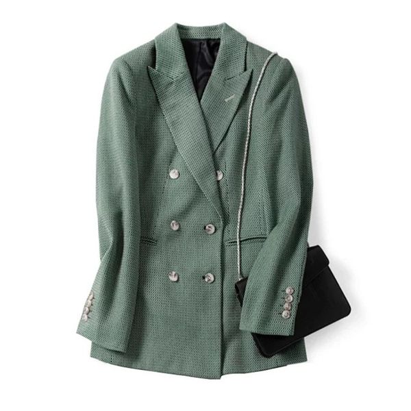 women green plaid suit double breasted blazer jacket coat or long pants for office lady autumn winter fashion clothes, White;black
women green plaid suit double breasted blazer jacket coat or long pants for office lady autumn winter fashion clothes, White;black