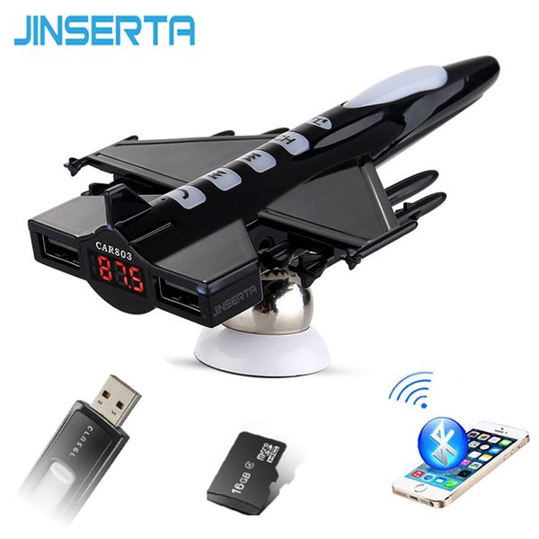 jinserta fighter model handswireless bluetooth fm transmitter aux modulator car kit charger tf sd usb pen driver mp3 player
jinserta fighter model handswireless bluetooth fm transmitter aux modulator car kit charger tf sd usb pen driver mp3 player