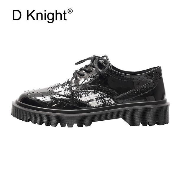 2020 new style woman lady oxford shoes brand patchwork loafers ladies patent leather footwear black casual women's flats brogues
2020 new style woman lady oxford shoes brand patchwork loafers ladies patent leather footwear black casual women's flats brogues