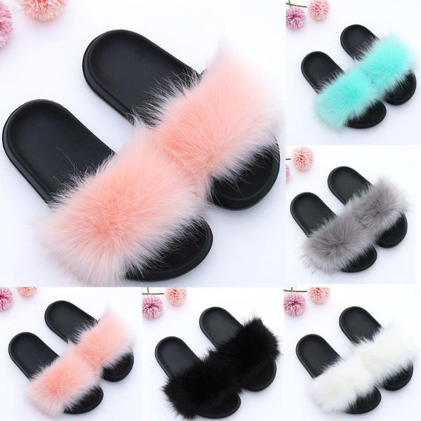 38# women fur slippers fashion women round toe winter hair slipper elegant lady solid colorful outdoor shoes slides, Black
38# women fur slippers fashion women round toe winter hair slipper elegant lady solid colorful outdoor shoes slides, Black