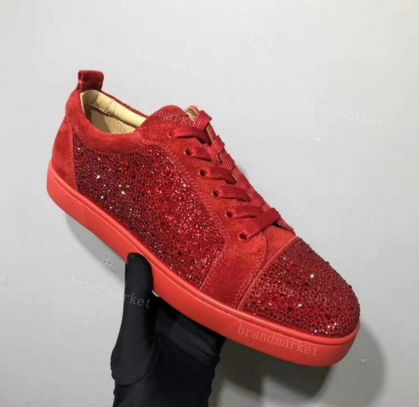 2020 new designer crystal man casual shoes woman sneaker fashion rhinestone low cut red black shoes drop shipping size 35-46
2020 new designer crystal man casual shoes woman sneaker fashion rhinestone low cut red black shoes drop shipping size 35-46