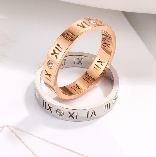 new 18k rose gold silver diamond rings titanium steel love rings letter ring designer couple hollow ring jewelry wholesale for men and women
new 18k rose gold silver diamond rings titanium steel love rings letter ring designer couple hollow ring jewelry wholesale for men and women