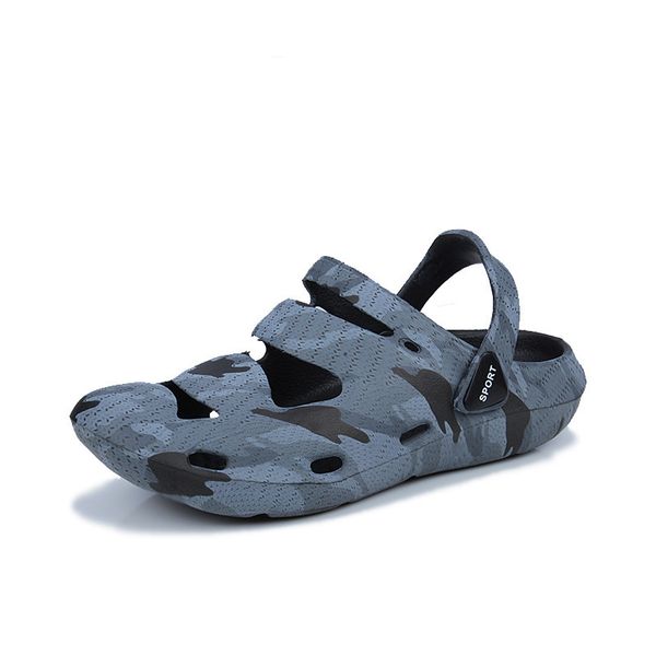 men sandals summer camouflage casual beach shoes lightweight outdoor fashion sandalias for male garden shoes, Black
men sandals summer camouflage casual beach shoes lightweight outdoor fashion sandalias for male garden shoes, Black