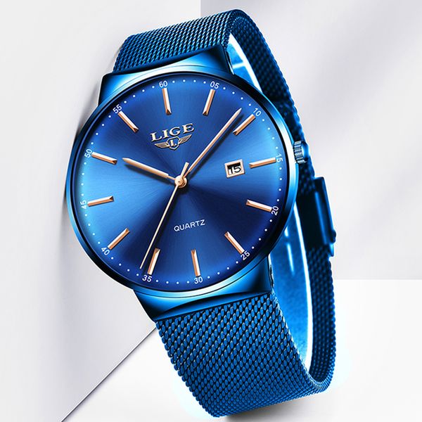 2019 blue clock new mens watches lige fashion watch slim mesh date waterproof quartz watch for men reloj hombre, Slivery;brown
2019 blue clock new mens watches lige fashion watch slim mesh date waterproof quartz watch for men reloj hombre, Slivery;brown