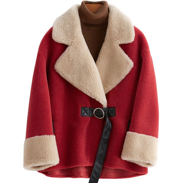 autumn winter coat women clothes 2020 wool jacket korean vintage real fur coat sheep shearling manteau femme zt3775, Black
autumn winter coat women clothes 2020 wool jacket korean vintage real fur coat sheep shearling manteau femme zt3775, Black
