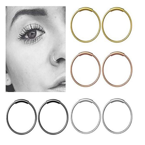 10pc/set 22g 6/8/10mm steel hinged clicker circle ring piercing nose ring hoop lip ear body jewelry clip cartilage tragus helix, Slivery;golden
10pc/set 22g 6/8/10mm steel hinged clicker circle ring piercing nose ring hoop lip ear body jewelry clip cartilage tragus helix, Slivery;golden