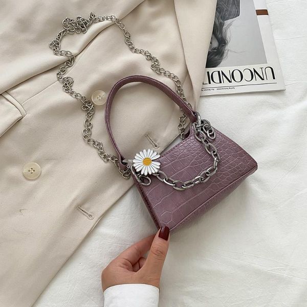 women vintage daisy flower handbag female portable pu chain small shoulder totes youth ladies simple versatile crossbody bag
women vintage daisy flower handbag female portable pu chain small shoulder totes youth ladies simple versatile crossbody bag