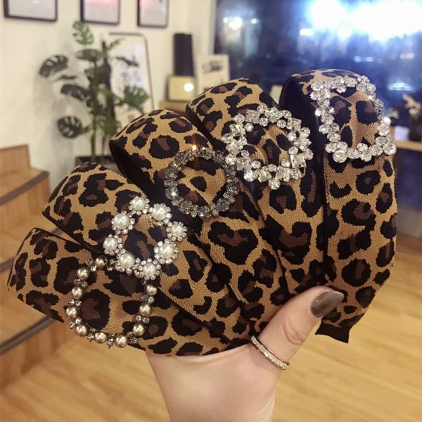 korea leopard print hair bands for women luxury super flash rhinestone crystal flower headband retro hair accessories oranments
korea leopard print hair bands for women luxury super flash rhinestone crystal flower headband retro hair accessories oranments