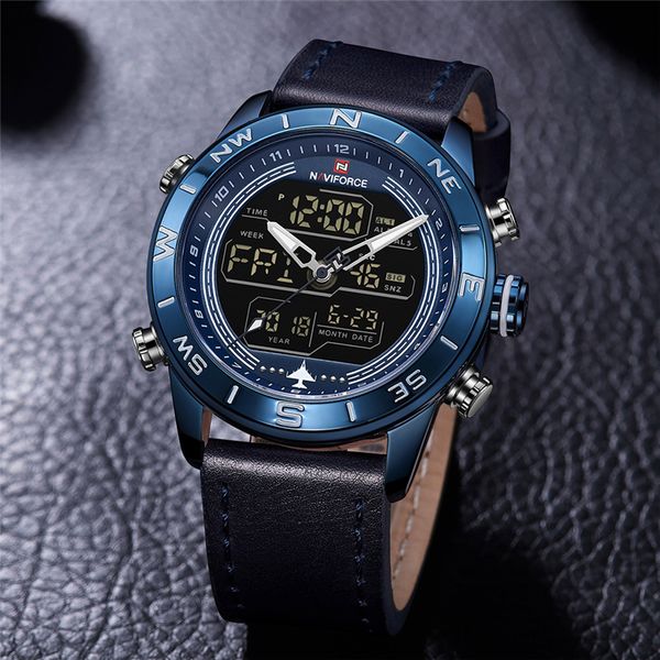 naviforce 2019 watches men's fashion brand sport watch male waterproof quartz clock men wrist watch relogio masculino, Slivery;brown
naviforce 2019 watches men's fashion brand sport watch male waterproof quartz clock men wrist watch relogio masculino, Slivery;brown