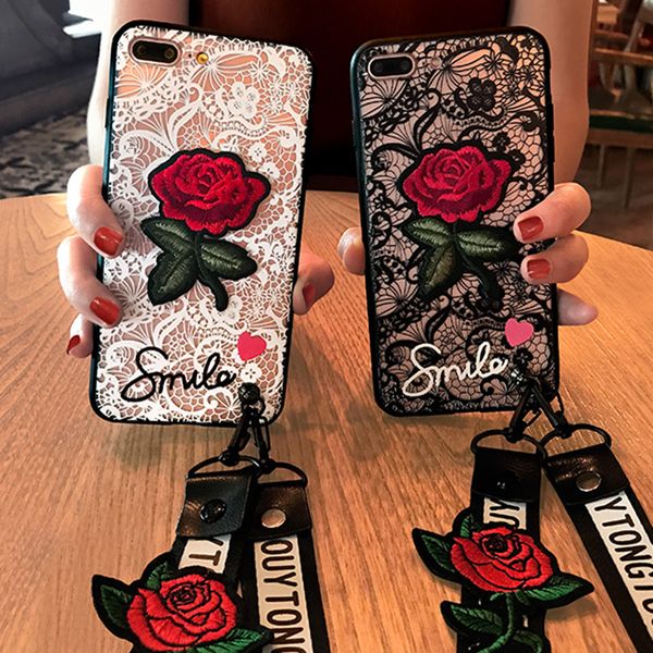 beautiful fashion 3d rose flower case for iphone 6 6s 7 8 plus x woman lace back case cover for iphone 5 5s se with lanyard
beautiful fashion 3d rose flower case for iphone 6 6s 7 8 plus x woman lace back case cover for iphone 5 5s se with lanyard