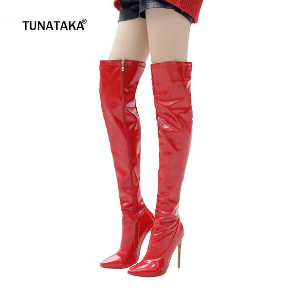 women side zipper thin high heel over the knee boots fashion pointed toe warm winter nightclub shoes red black white 2018
women side zipper thin high heel over the knee boots fashion pointed toe warm winter nightclub shoes red black white 2018