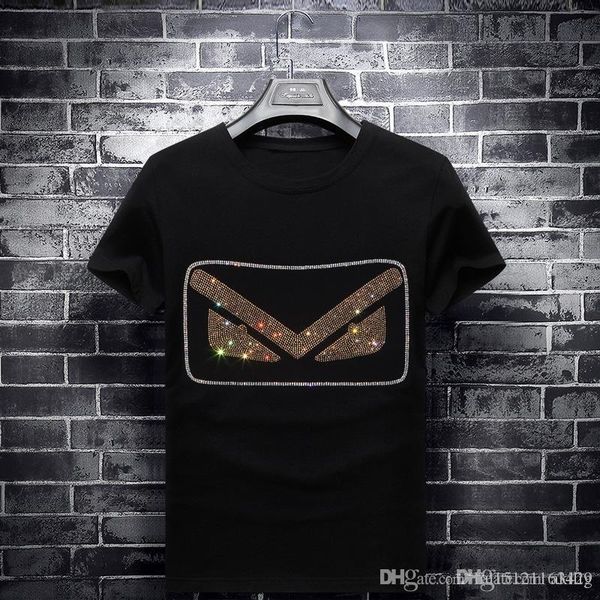 2020 new summer fashion mens designer t shirt drilling casual fit t-shirt short sleeve crew neck cotton blend size s-7xl, White;black
2020 new summer fashion mens designer t shirt drilling casual fit t-shirt short sleeve crew neck cotton blend size s-7xl, White;black