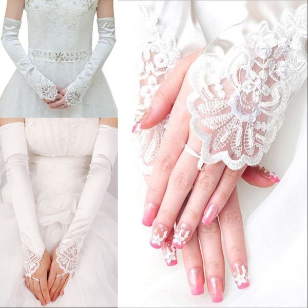 2020 new arrival womens long gloves fingerless embroidery lace trim beaded sequins bridal wedding accessory in stock, White
2020 new arrival womens long gloves fingerless embroidery lace trim beaded sequins bridal wedding accessory in stock, White
