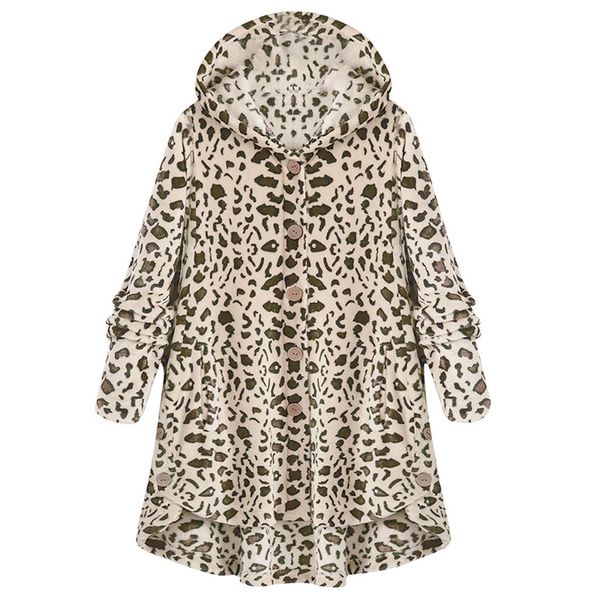 women leopard coat fleece asymmetrical winter hooded coat women loose casual luipaard button jackets female harajuku 2019, Black
women leopard coat fleece asymmetrical winter hooded coat women loose casual luipaard button jackets female harajuku 2019, Black
