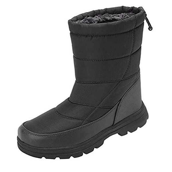 winter snow boots ankle boots cold weather warm shoes with full plush men women shoes zapatos de hombre, Black
winter snow boots ankle boots cold weather warm shoes with full plush men women shoes zapatos de hombre, Black