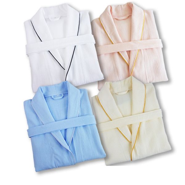 spring autumn100% pure cotton material plain color bathrobes robe pajamas sauna clothes waffle sleepwear water absorption, Black;red
spring autumn100% pure cotton material plain color bathrobes robe pajamas sauna clothes waffle sleepwear water absorption, Black;red