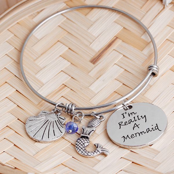 mermaid bracelet charm bangle charm bracele sea shell jewelry luxury charms bracelets, Black
mermaid bracelet charm bangle charm bracele sea shell jewelry luxury charms bracelets, Black