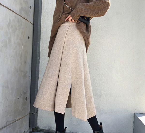 woman autumn new pattern 2019 knitting half-body casual offive lady skirt, Black
woman autumn new pattern 2019 knitting half-body casual offive lady skirt, Black